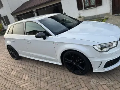 Usata Audi A3 S-Line 150 CV (110 kW) 2016 Bianco Berlina