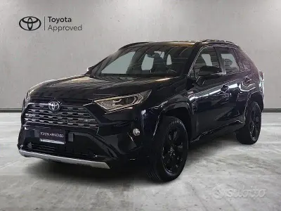Usata Toyota RAV4 Hybrid Style 218 CV (160 kW) 2021 Blu SUV