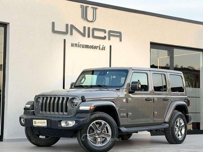 Usata Jeep Wrangler Sahara 200 CV (147 kW) 2020 Gray SUV