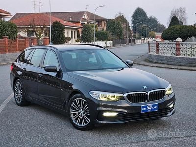 Usata BMW 520 Sport Line 190 CV (139 kW) 2018 Nero Station wagon