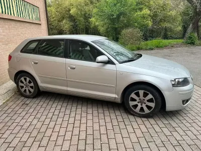 Usata Audi A3 Sportback 102 CV (75 kW) 2007 Grigio Utilitaria