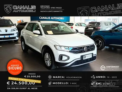 Usata VW T-Roc Business 150 CV (110 kW) 2023 Grigio SUV