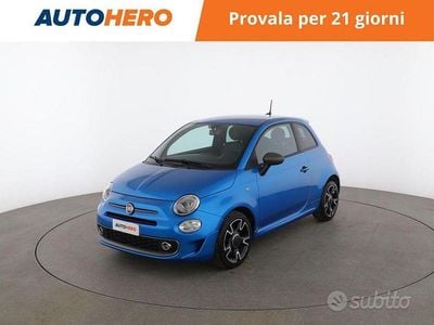 Usata Fiat 500 S 70 CV (51 kW) 2018 Blu Utilitaria