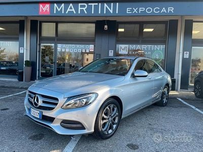 Usata Mercedes C200 Exclusive 136 CV (100 kW) 2016 Grigio Berlina