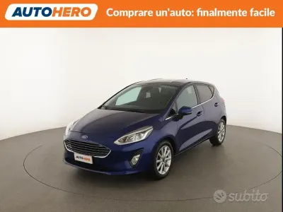 Usata Ford Fiesta Titanium 84 CV (61 kW) 2018 Bluazzurro Utilitaria