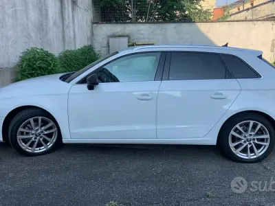 Usata Audi A3 116 CV (85 kW) 2019 Bianco Berlina