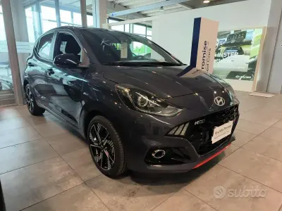 Usata Hyundai i10 N Line 90 CV (66 kW) 2024 Grigio scuro Utilitaria