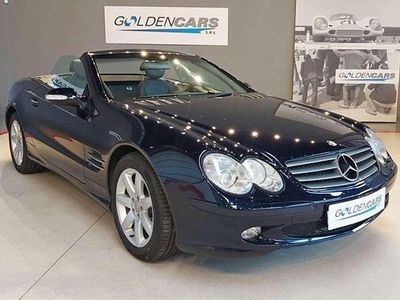 Usata Mercedes SL500 306 CV (225 kW) 2002 Blu tanzanite Cabrio