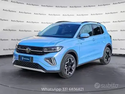Nuova VW T-Cross R-line Plus 115 CV (84 kW) 2026 Blu SUV
