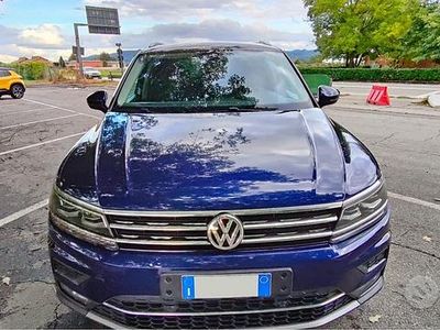 Usata VW Tiguan Advance 150 CV (110 kW) 2018 Blu/azzurro SUV