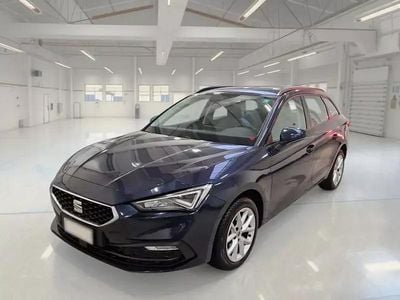 Usata Seat Leon Business 150 CV (110 kW) 2022 Blu Station wagon