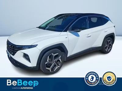 Usata Hyundai Tucson 150 CV (110 kW) 2022 Bianco pastello SUV