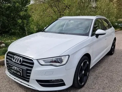 Usata Audi A3 105 CV (77 kW) 2013 Bianco Berlina