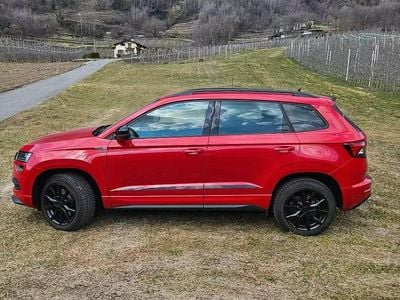 Brugt Skoda Karoq SportLine 150 HK (110 kW) 2020 Rød SUV