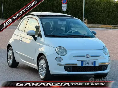 Usata Fiat 500 75 CV (55 kW) 2010 Bianco Berlina