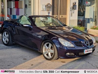 Usata Mercedes SLK350 271 CV (199 kW) 2004 Blu Cabrio