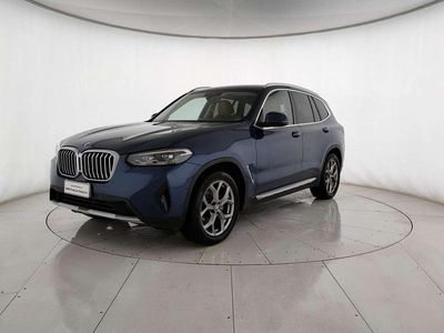 Usata BMW X3 190 CV (139 kW) 2022 Blu SUV