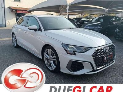 Usata Audi A3 S-Line 150 CV (110 kW) 2021 Bianco Berlina