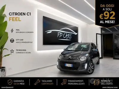 Usata Citroën C1 Feel 72 CV (52 kW) 2021 Grigio Utilitaria