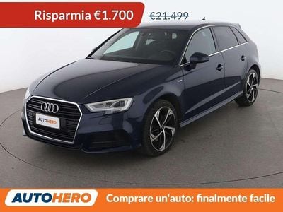 Usata Audi A3 Admired 150 CV (110 kW) 2020 Blu/azzurro Berlina