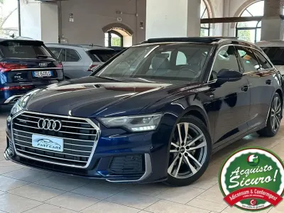 Usata Audi A6 S-Line 204 CV (150 kW) 2020 Blu Station wagon