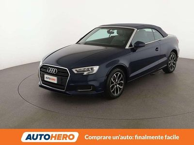 Usata Audi A3 Cabriolet Design 150 CV (110 kW) 2017 Blu/azzurro Cabrio