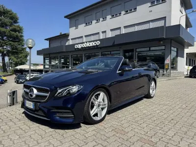 Usata Mercedes E220 Premium 194 CV (142 kW) 2017 Blu notte Cabrio