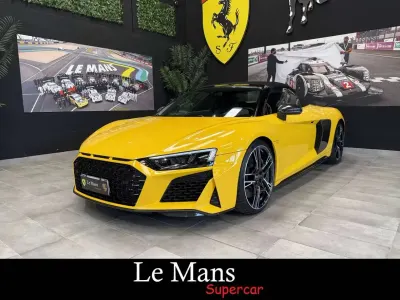 Usata Audi R8 Spyder Performance 620 CV (456 kW) 2019 Vegas yellow Cabrio