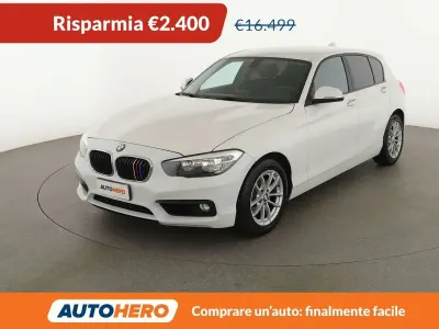 Usata BMW 118 Advantage 150 CV (110 kW) 2019 Bianco Utilitaria