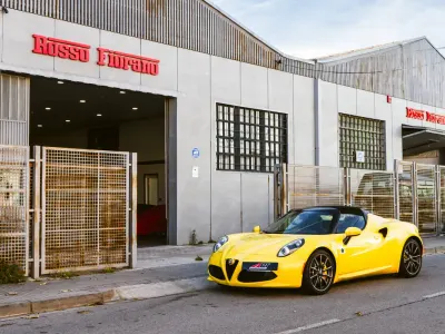 Usata Alfa Romeo 4C Spider 241 CV (177 kW) 2019 Giallo Cabrio