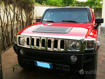 Usata Hummer H3 245 CV (180 kW) 2008 Rosso SUV