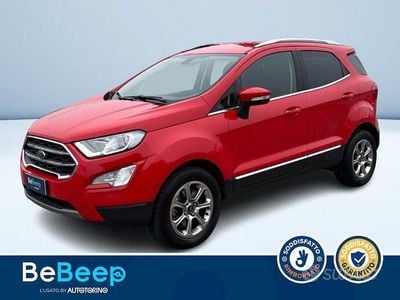 Usata Ford Ecosport Titanium 100 CV (73 kW) 2019 Rosso metallizzato SUV