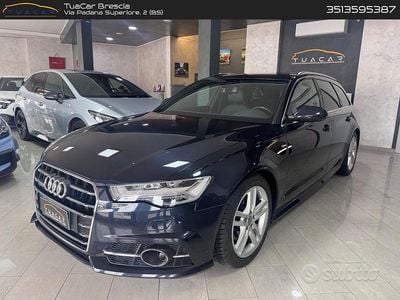Usata Audi A6 S-Line 190 CV (139 kW) 2018 Blu Station wagon