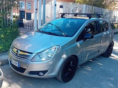Usata Opel Corsa Enjoy 90 CV (66 kW) 2007 Grigio Utilitaria