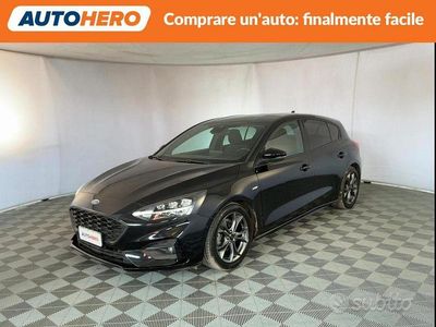 Begagnad Ford Focus ST-Line 120 HK (88 kW) 2018 Svart Sedan