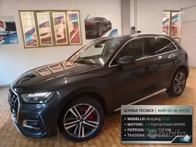 Usado Audi Q5 Ambiente 204 CV (150 kW) 2020 Gris SUV