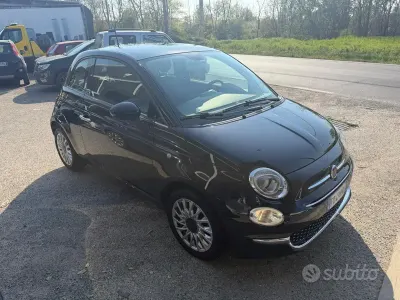 Brugt Fiat 500 Lounge 69 HK (50 kW) 2016 Sort Sedan