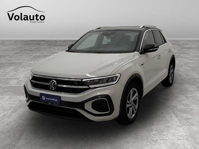 Usata VW T-Roc R-line 110 CV (80 kW) 2022 Beige SUV
