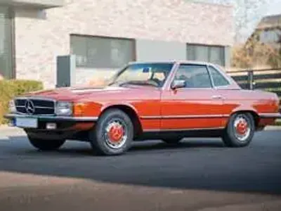 Usata Mercedes SL450 170 CV (125 kW) 1979 Rosso Cabrio