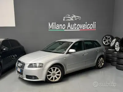 Usata Audi A3 Ambition 140 CV (102 kW) 2008 Grigio Utilitaria