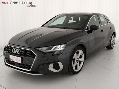 Usata Audi A3 Advanced Plus 150 CV (110 kW) 2021 Grigio manhattan metallizzato Berlina