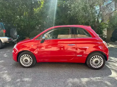 Usata Fiat 500 Pop 69 CV (50 kW) 2009 Rosso Cabrio