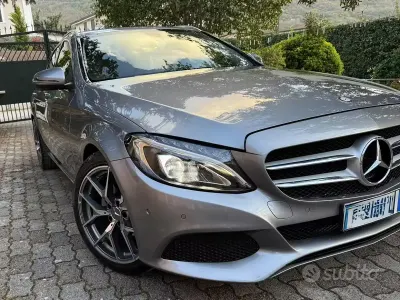 Usata Mercedes C200 136 CV (100 kW) 2016 Grigio Station wagon
