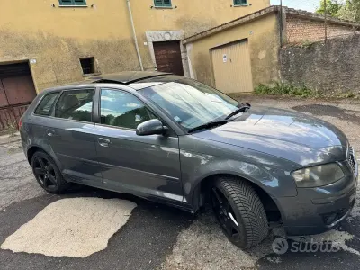 Usata Audi A3 150 CV (110 kW) 2007 Grigio Utilitaria
