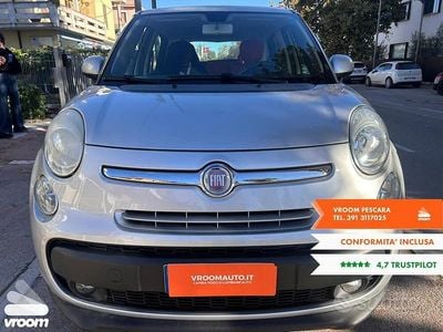 Begagnad Fiat 500L Lounge 80 HK (58 kW) 2015 Svart Minibuss