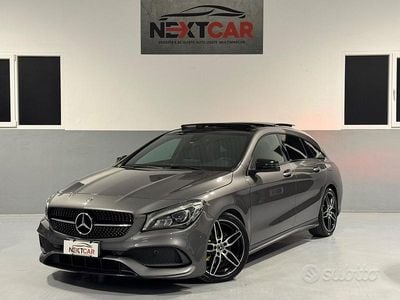 Usata Mercedes CLA200 AMG line 135 CV (99 kW) 2017 Grigio Station wagon
