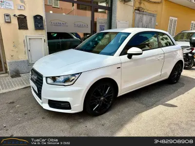 Usata Audi A1 90 CV (66 kW) 2015 Bianco Utilitaria