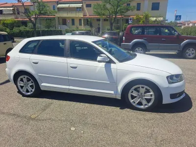 Usata Audi A3 Ambition 140 CV (102 kW) 2010 Bianco Utilitaria