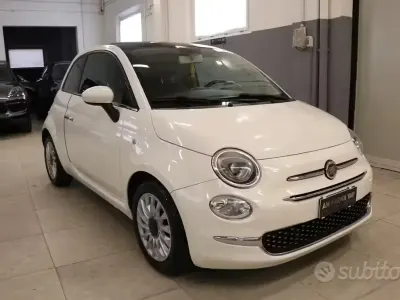 Usata Fiat 500 Lounge 69 CV (50 kW) 2017 Bianco Utilitaria