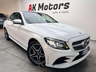 Usata Mercedes C220 Premium 194 CV (142 kW) 2019 Bianco Berlina